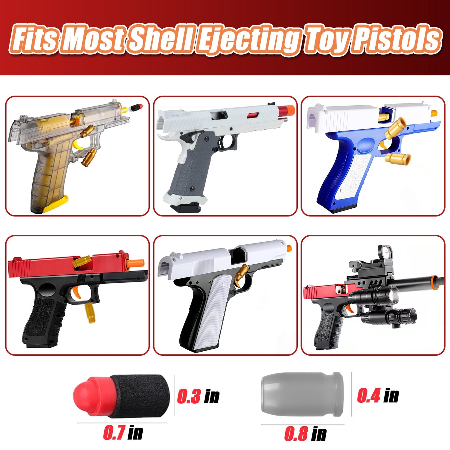 2011 Combat Master Nerf Pistols Bullets