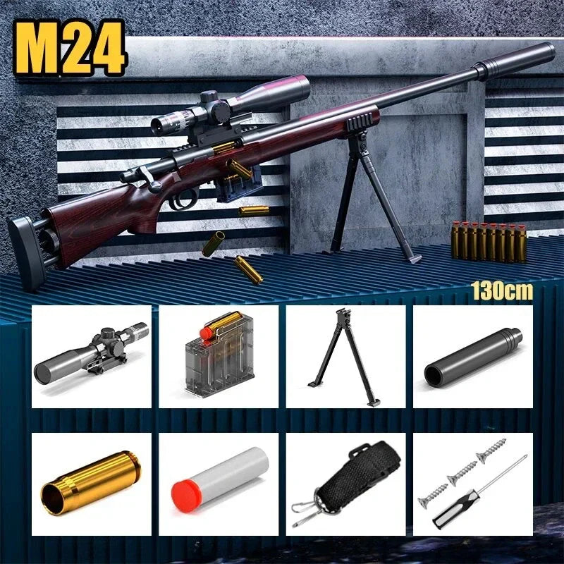 M24 Bolt-Action Nerf Sniper Rifle