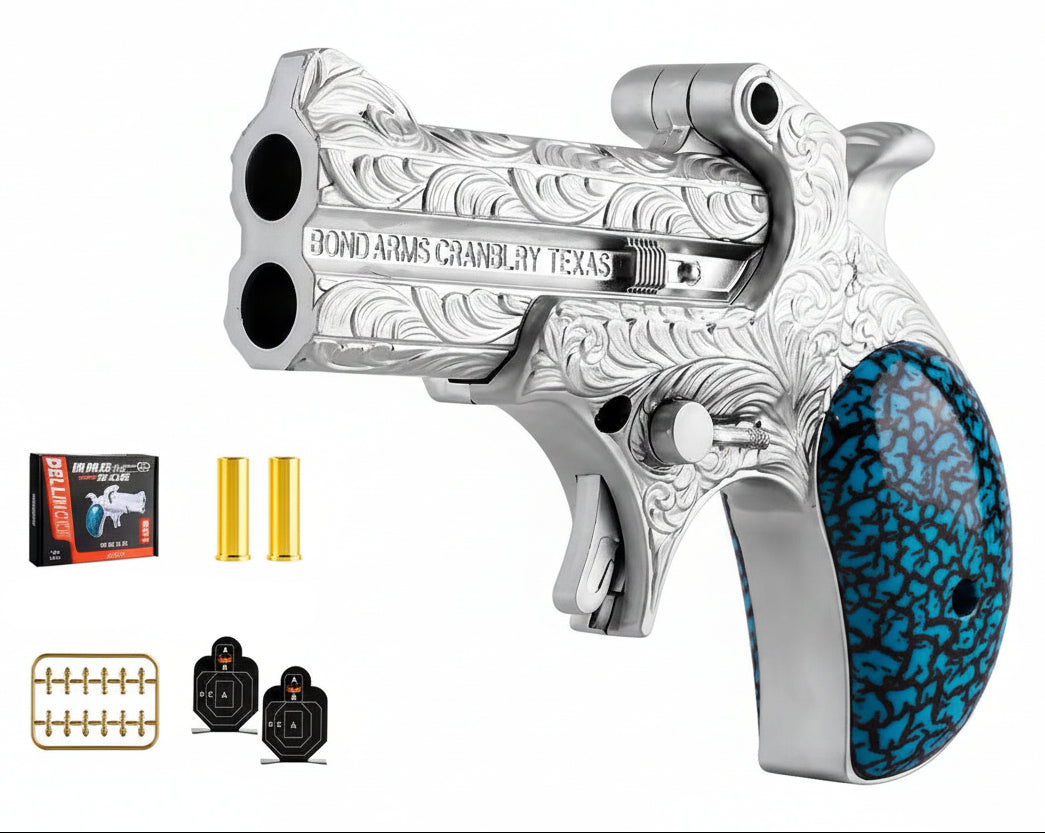 GQH Double Barrel Mini Metal Toy Pistol