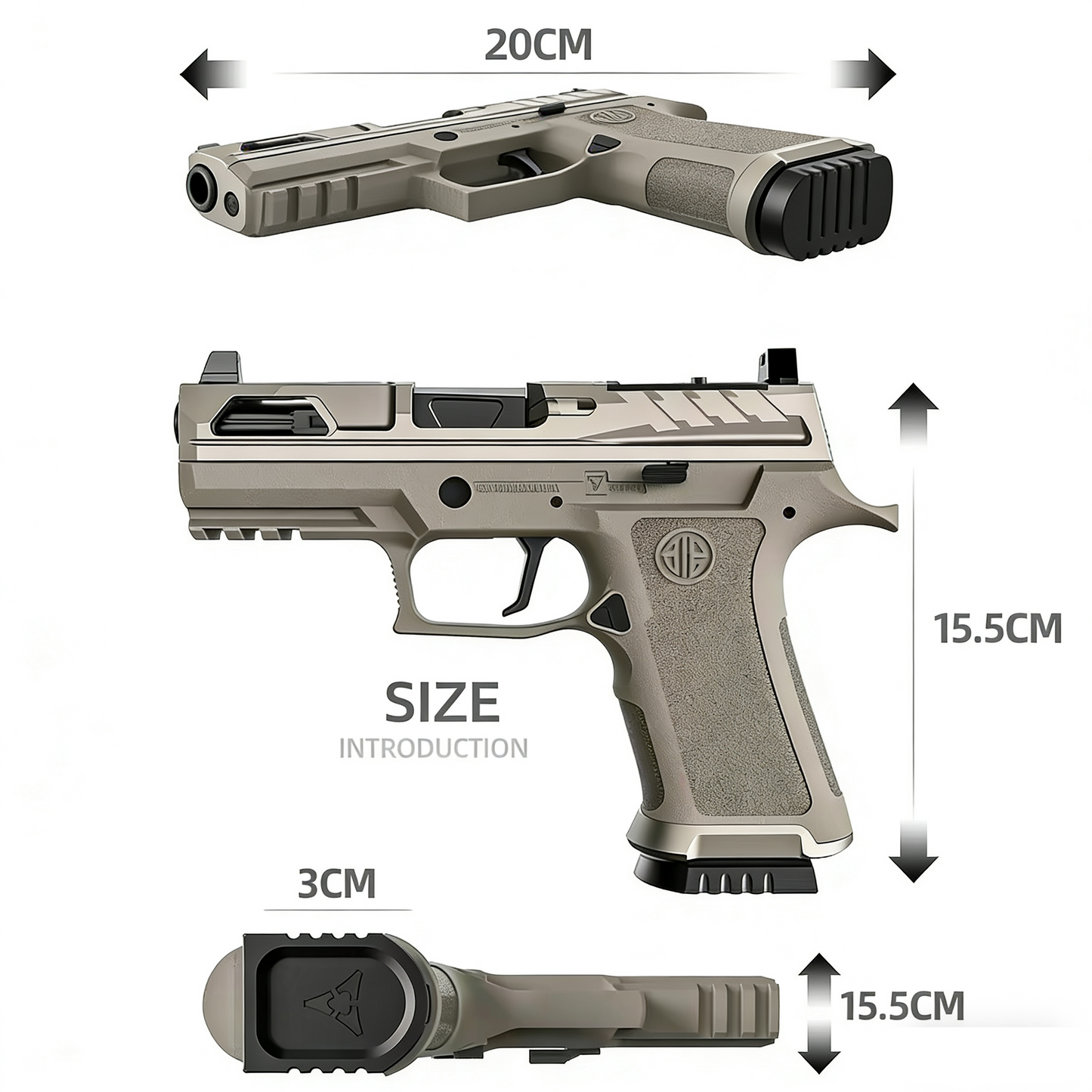 Knight DK05 P320 Ki Semi-Auto Gel Blaster Pistol