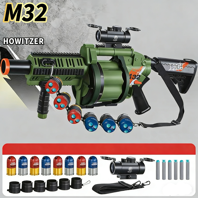 M32_Triple-Barrel_Grenade_Launcher_Foam_Blaster_green