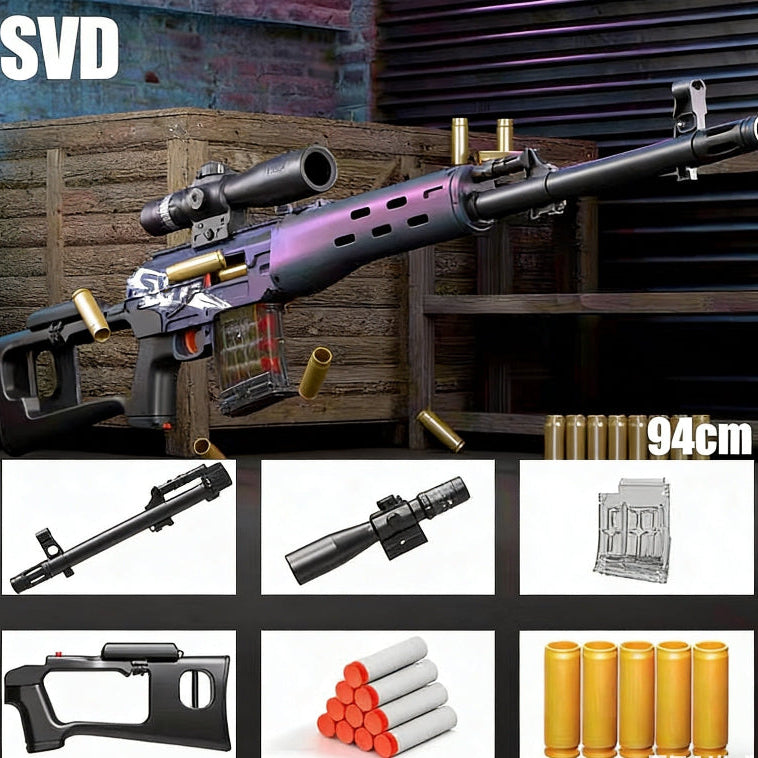 Handi SVD Manual Bolt-Action Nerf Sniper