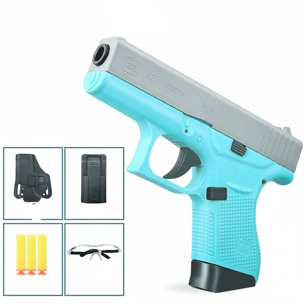 Jinming G43 Blue Semi/Full-auto Nerf Pistol