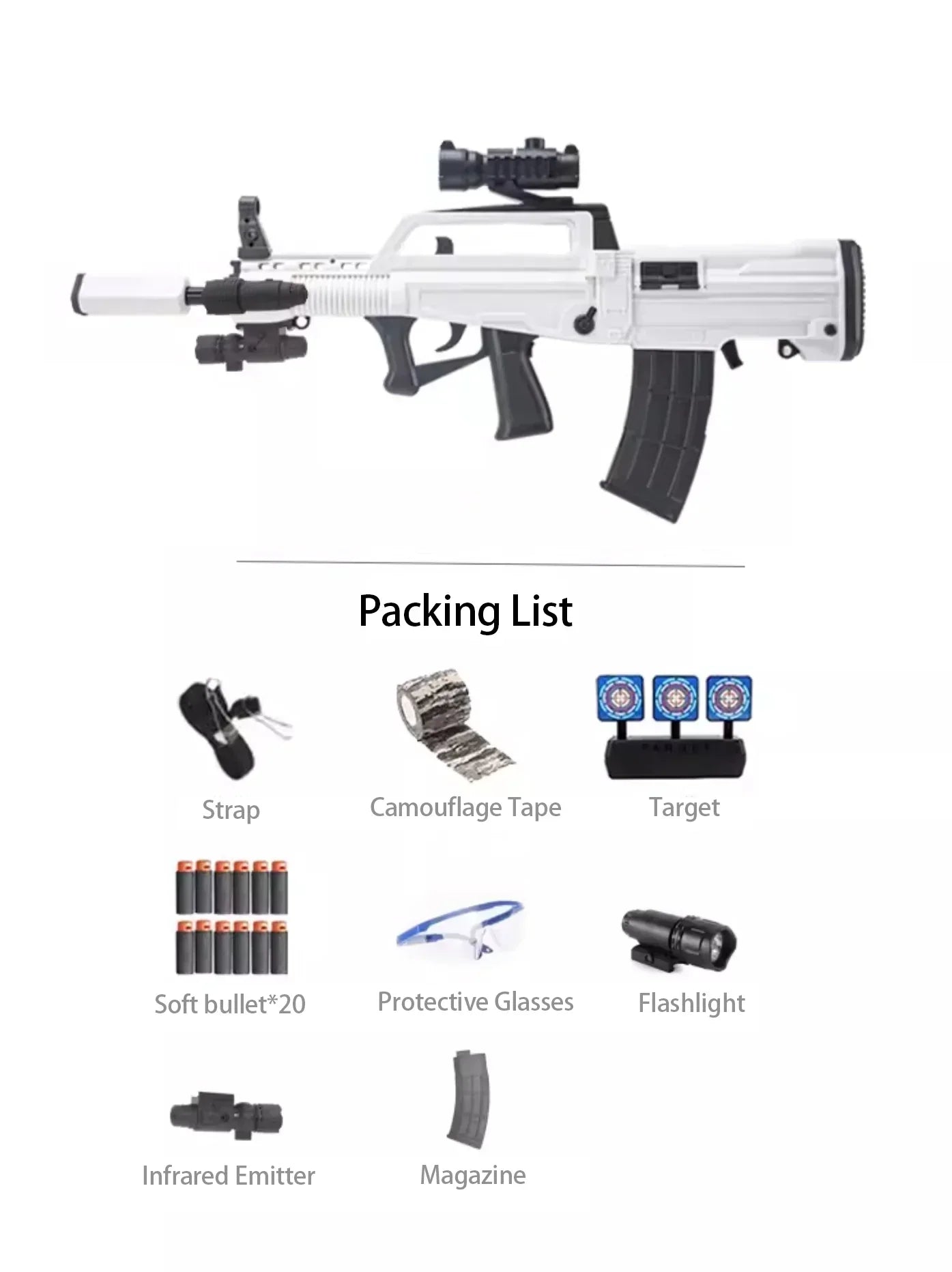 Sembylon QBZ-95 Electric Assault Rifle Nerf Guns