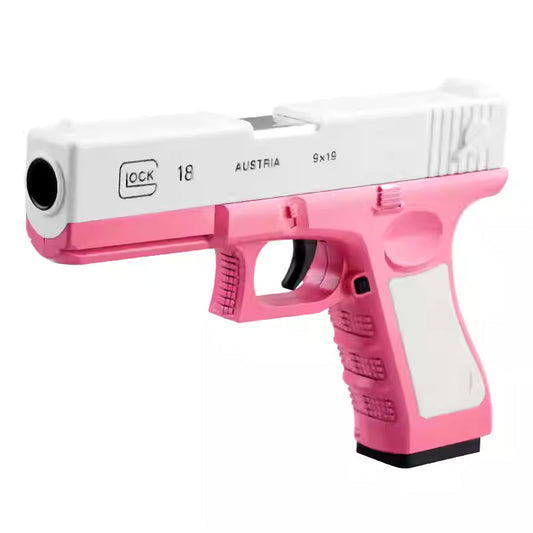 Shell-Ejecting Pink Glock Style nerf Blaster