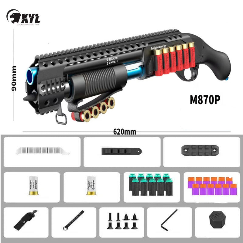 XYL Remington M870P Shell Ejecting Nerf Shotgun