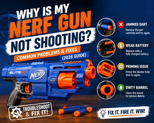 Why Is My Nerf Gun Not Shooting? Common Problems & Fixes (2026 Guide)