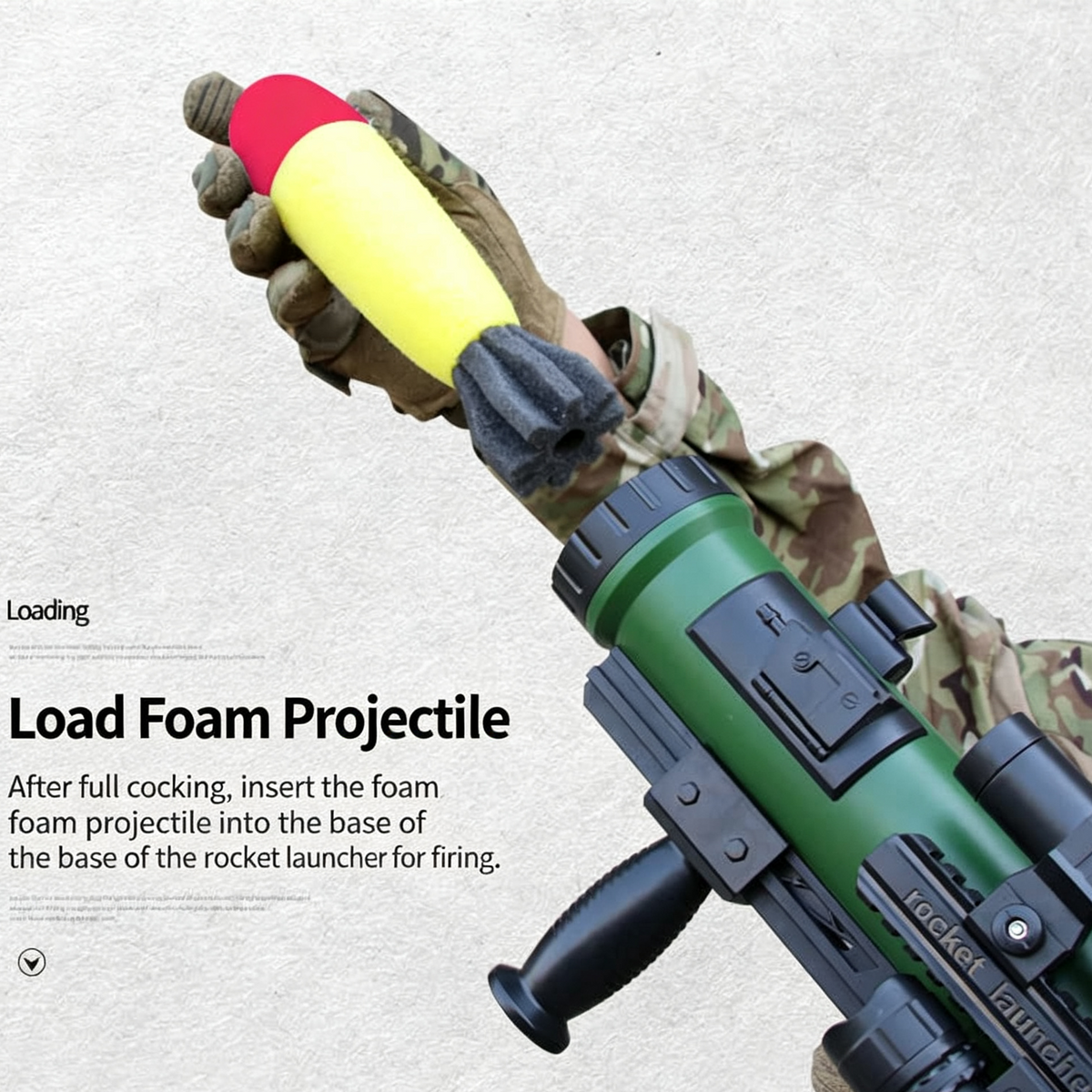 RPG Toy Gun Nerf Rocket Launcher
