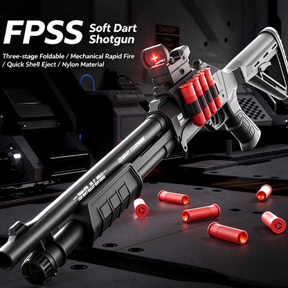 FPSS Triple-Folding Shell-Ejecting Nerf Shotgun