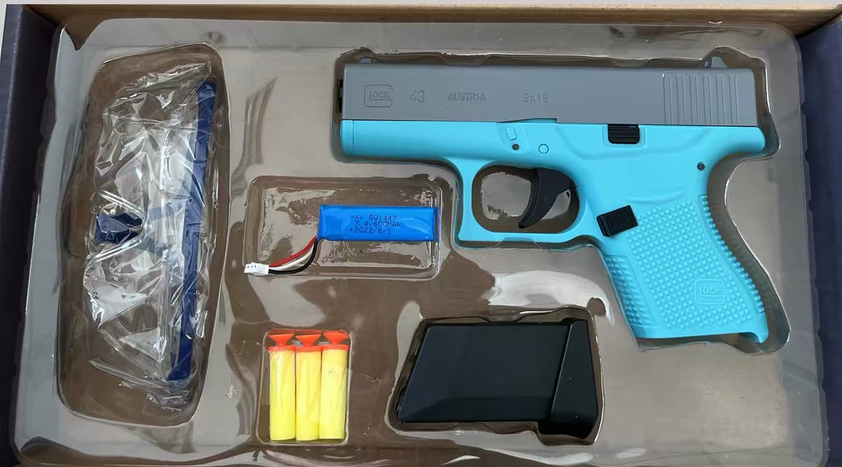 Jinming G43 Blue Semi/Full-auto Nerf Pistol