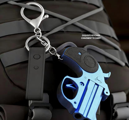 Mini Derringer Alloy Flip-Barrel Nerf Pistol