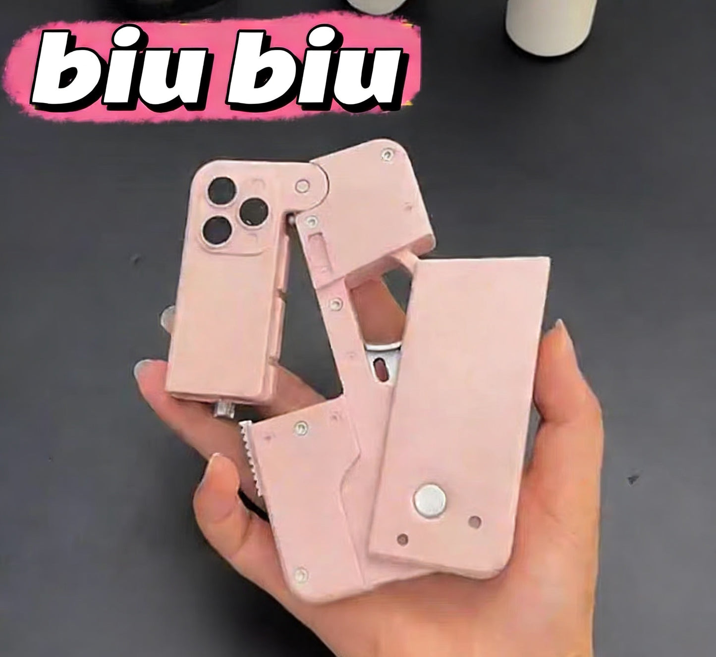 IC3SO Foldable Phone-Style Fidget Toy Gun