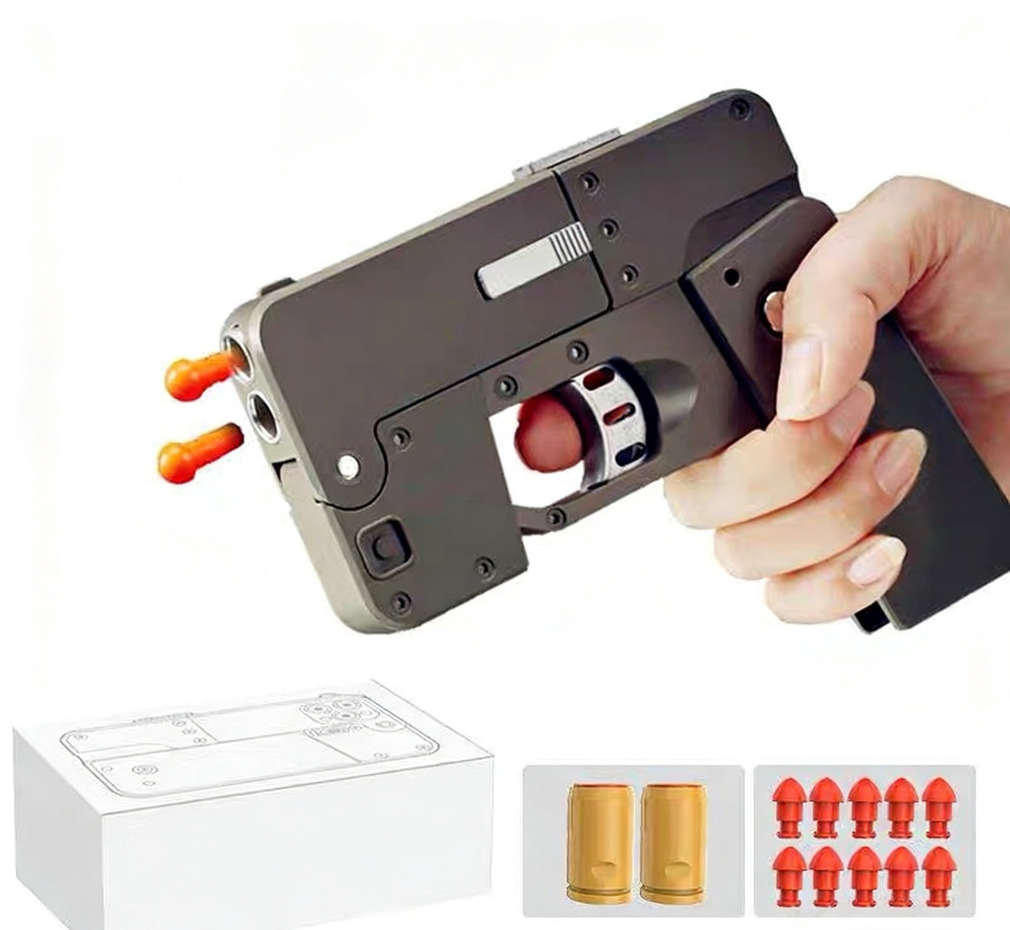 IC3SO Foldable Phone-Style Fidget Toy Gun