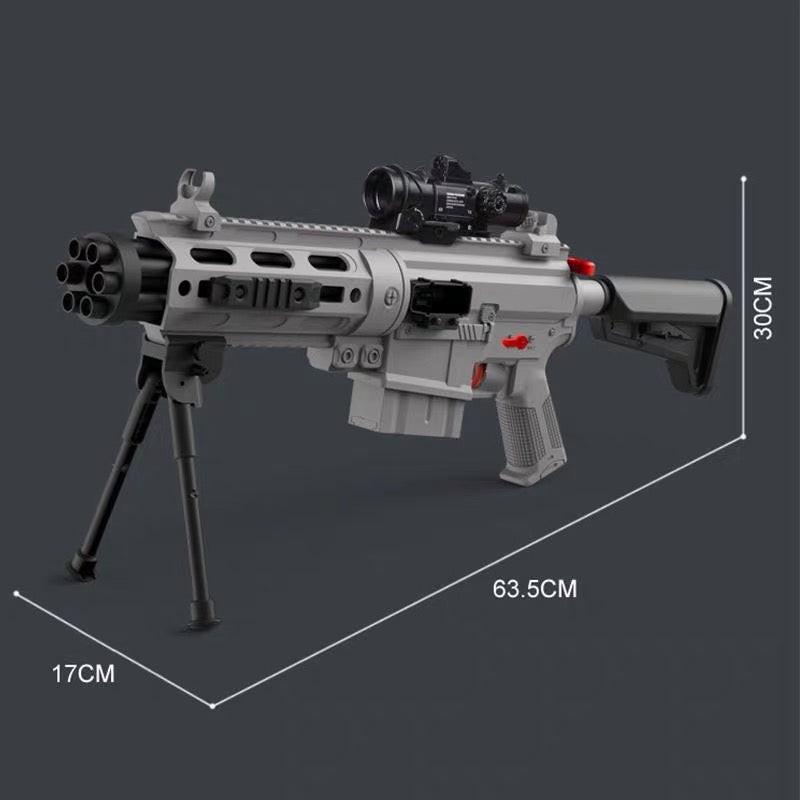 M416 Gatling Barrel Rotation Nerf Machine Gun