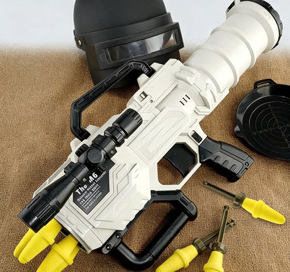 New Large 6-Shot Rotating Nerf Rocket Launcher