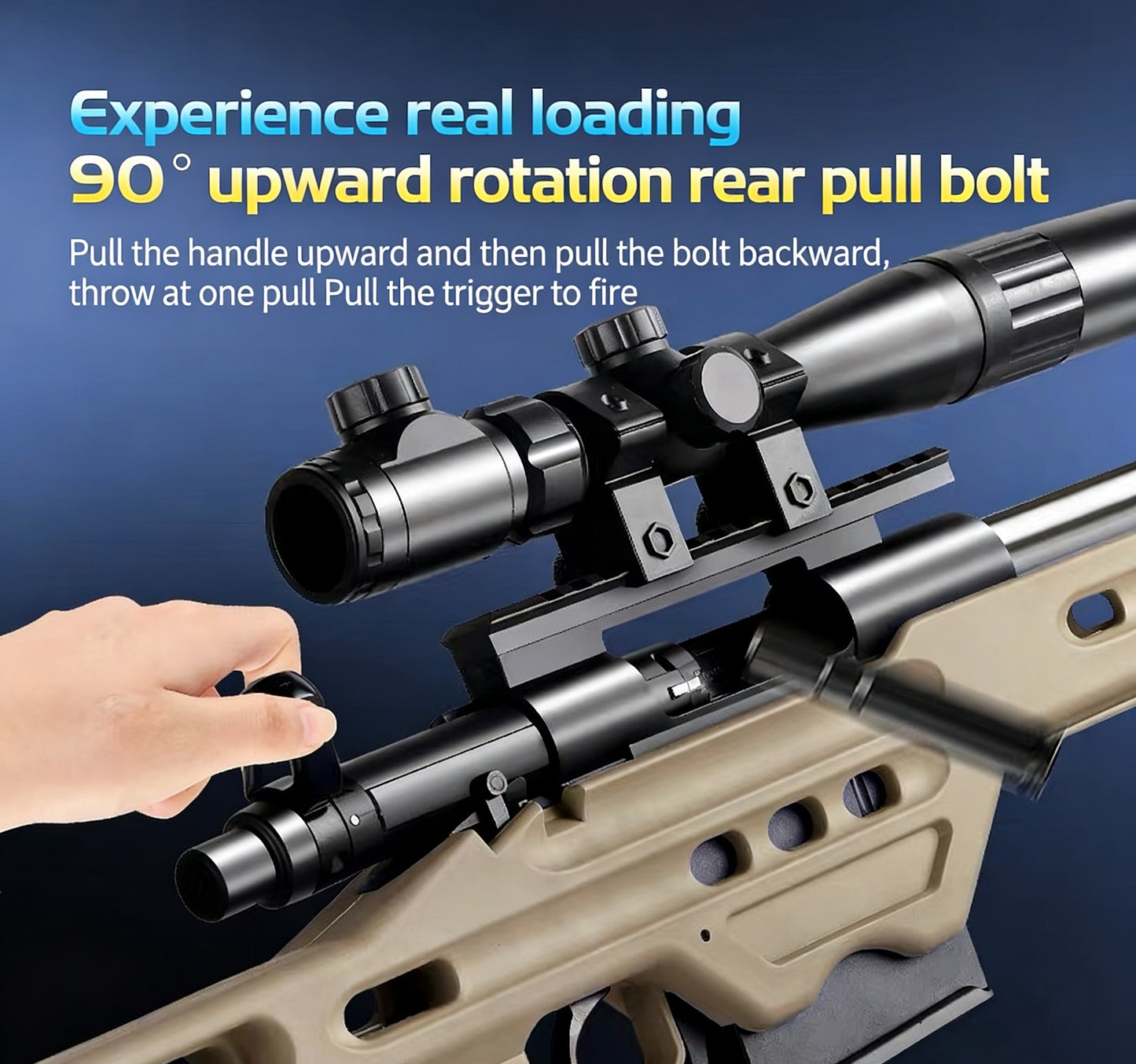 CZ-455 22LR Bolt Action Nerf Sniper