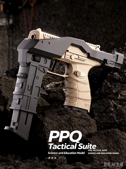PPQ Tactical Mechanical Shell-Ejecting Nerf Pistol