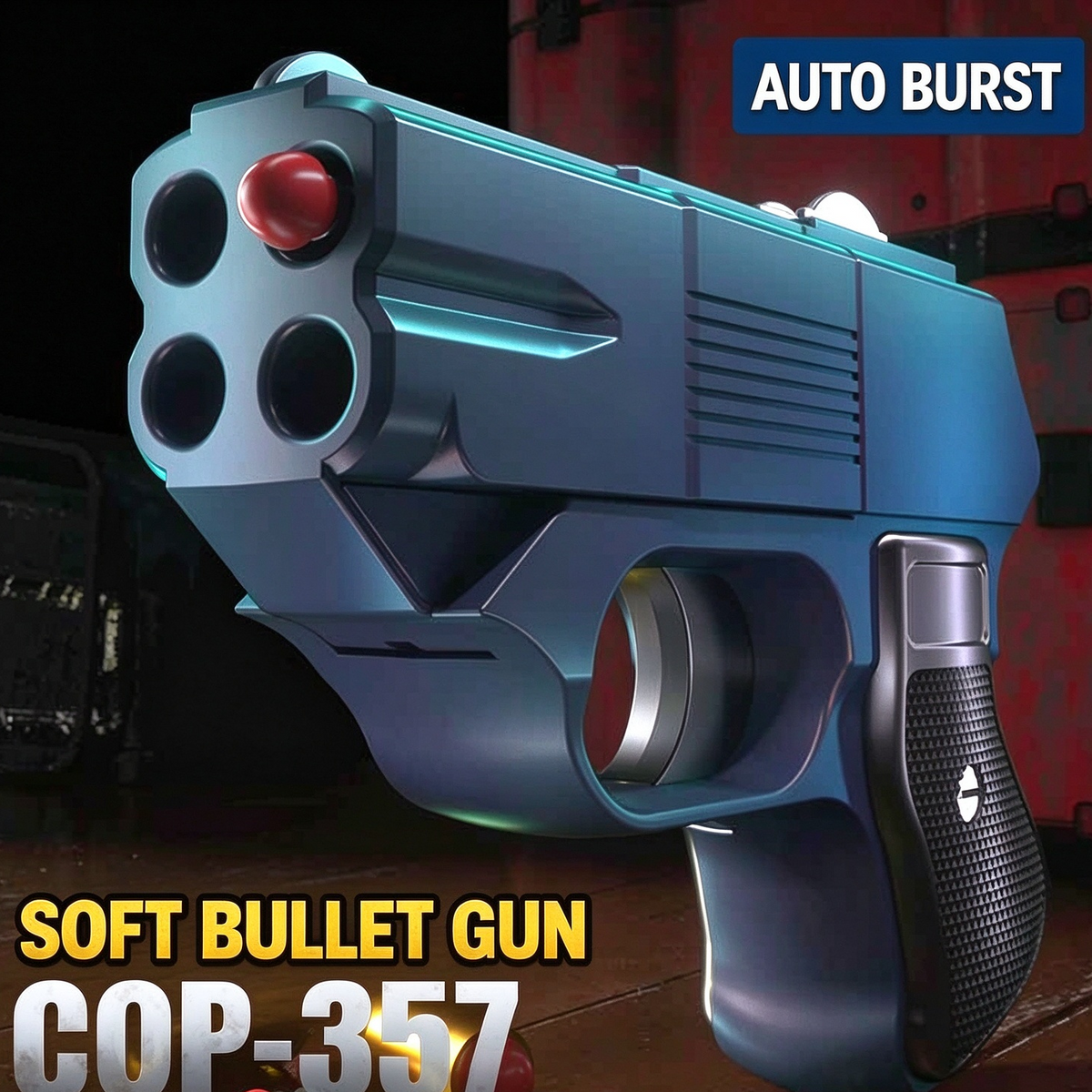COP 357 Derringer 4-Shot Manual Nerf Pistol