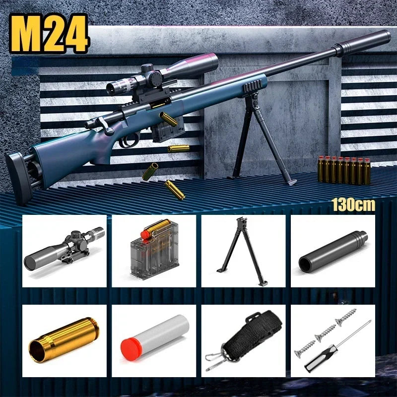 M24 Bolt-Action Nerf Sniper Rifle
