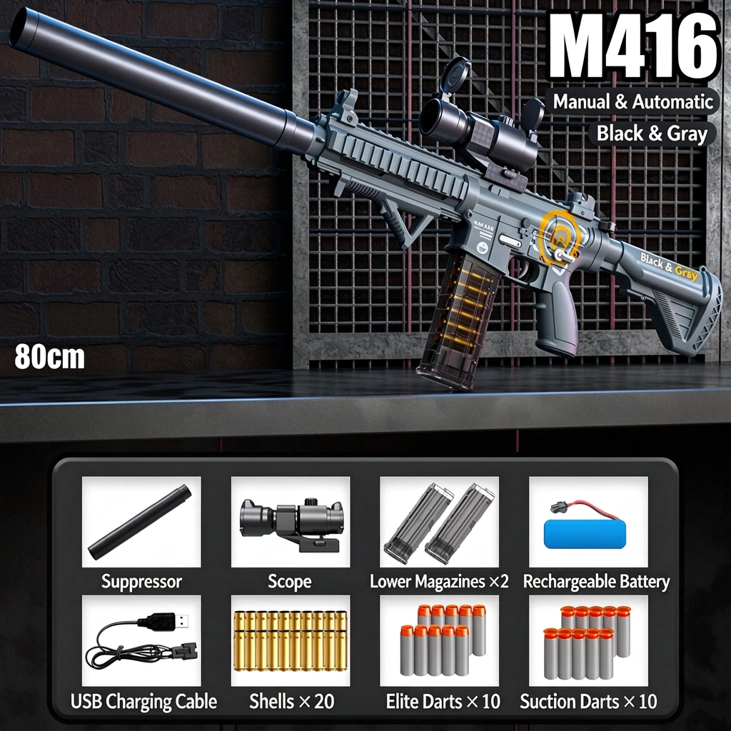 Handi M416 Dual Mode Electric Nerf Rifle