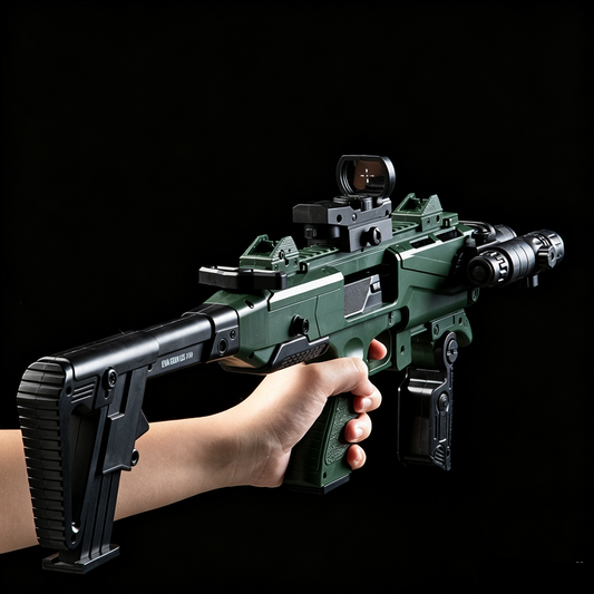 Arctic Fox Shell-Ejecting Carbine Nerf SMG