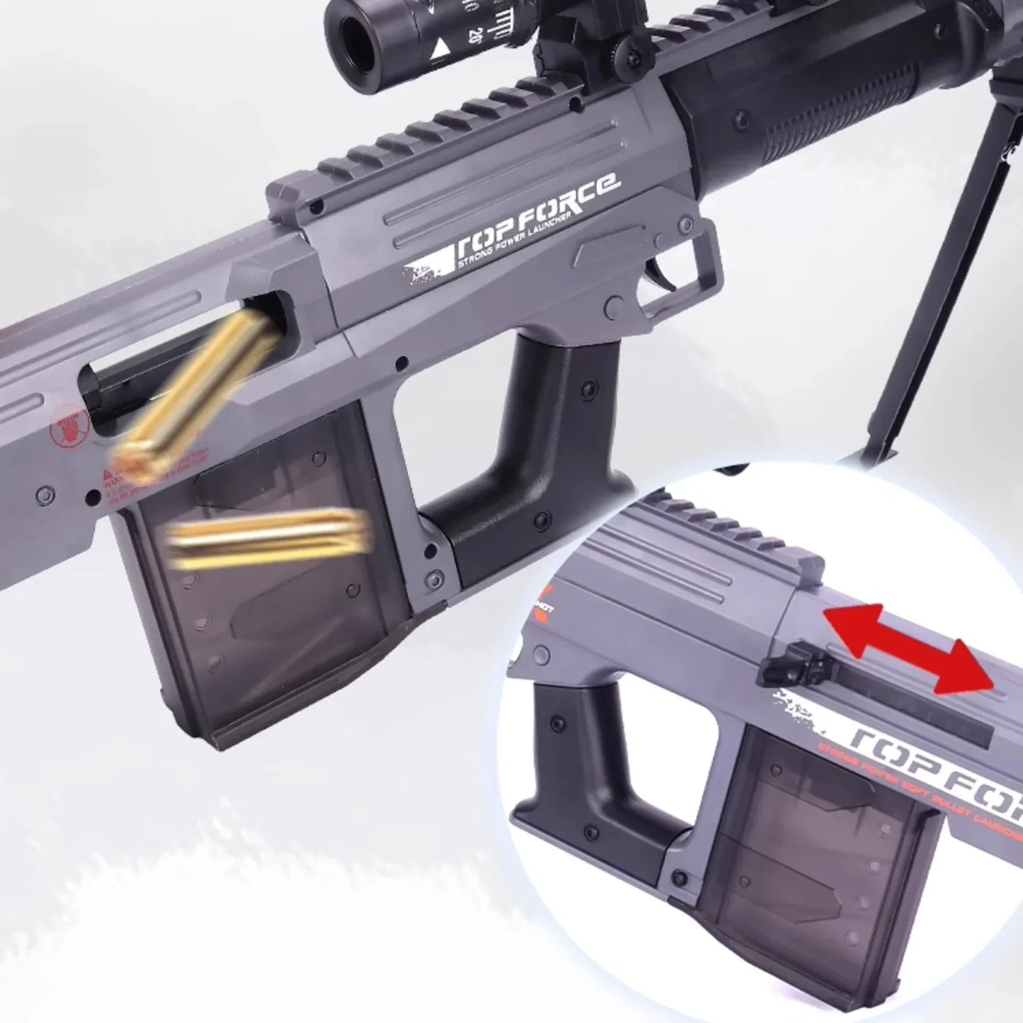 LeHui AMR Bolt Action Shell-Ejecting Nerf Sniper