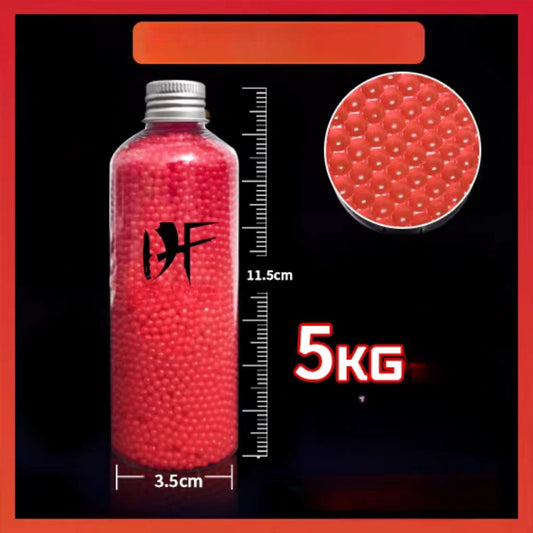 7-8mm Compression Resistance Red Gel Balls