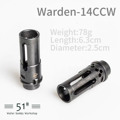14mm CCW Metal Flash Hider Fire Cap