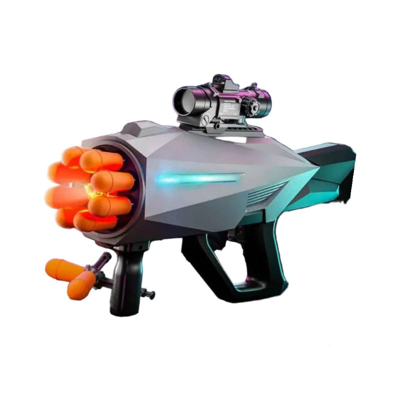 Cyberpunk 8-Shot Nerf Rocket Launcher