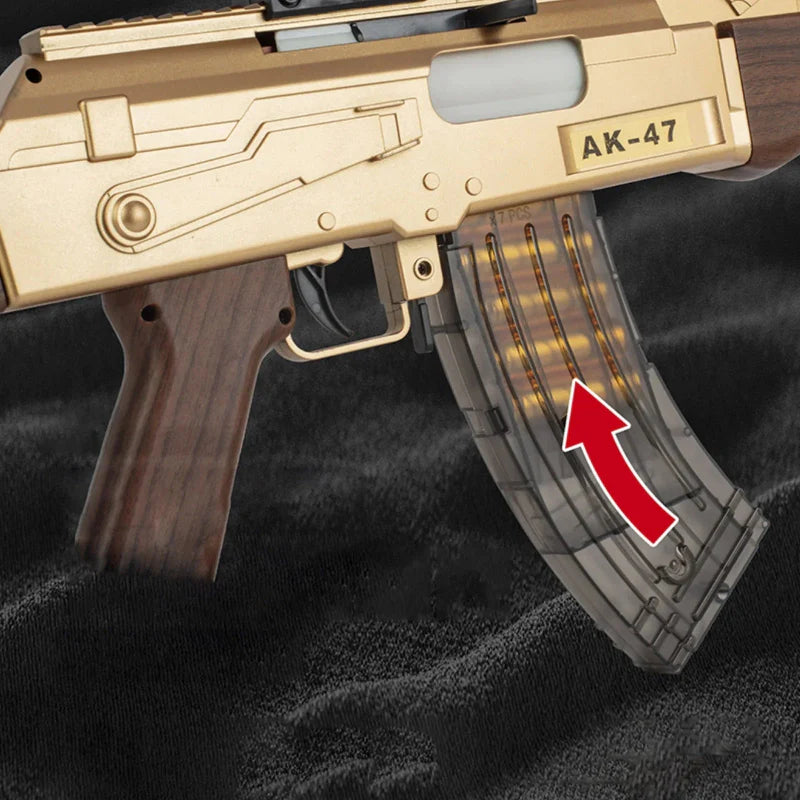 AK47 Shell Ejecting Nerf Rifle Gun