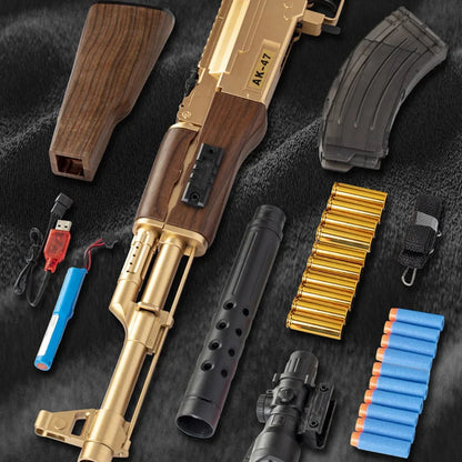 AK47 Shell Ejecting Nerf Rifle Gun