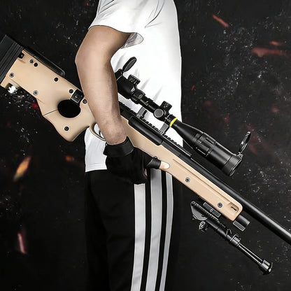 JieYing AWM Shell Ejection Nerf Guns Sniper