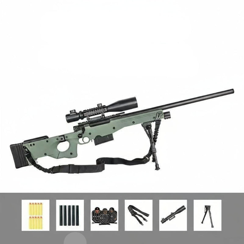 JieYing AWM Shell Ejection Nerf Guns Sniper