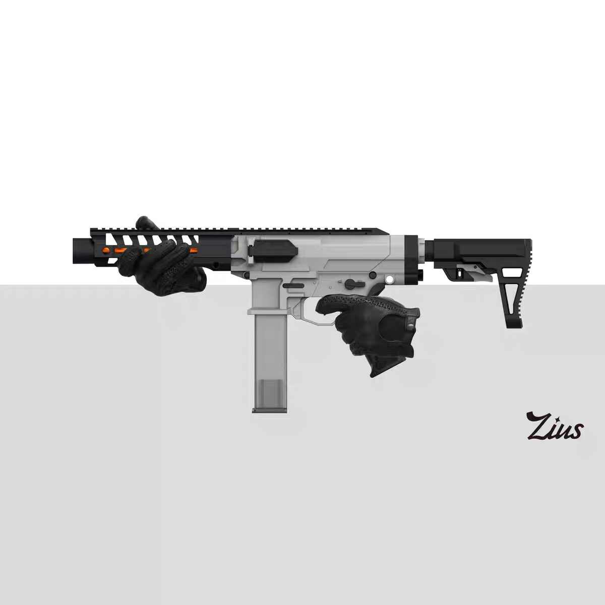 Zius BK-1S Nerf Gun