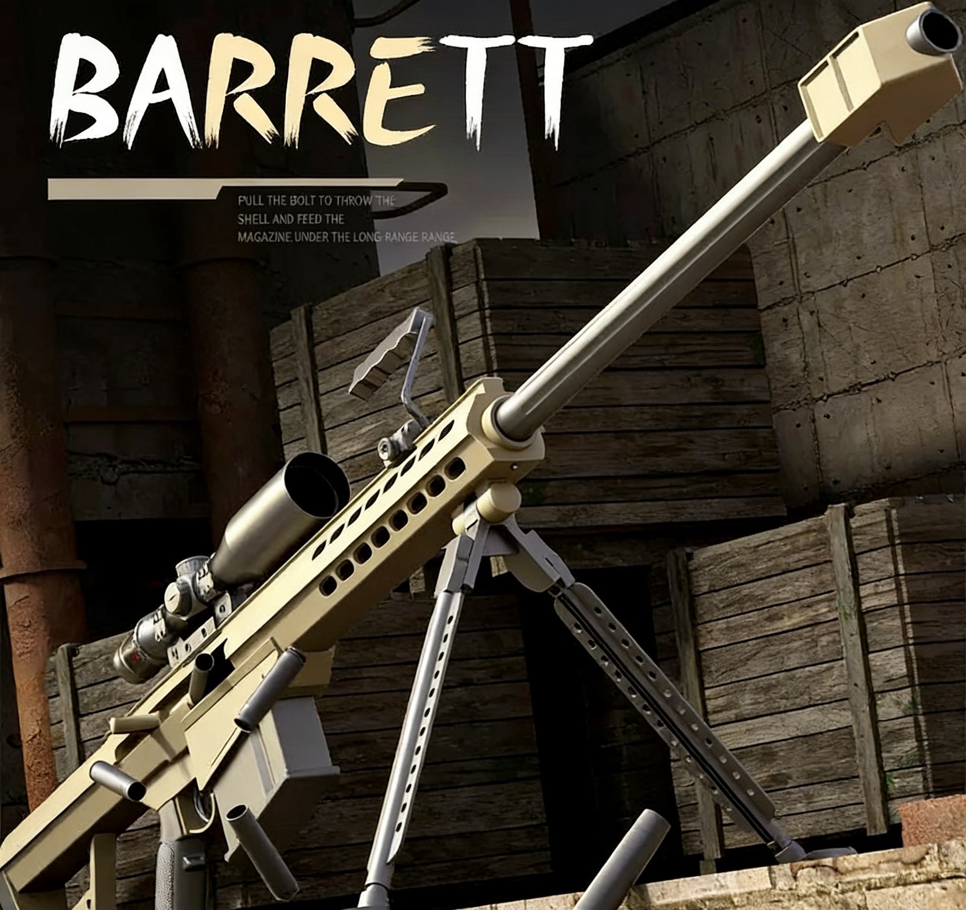 Barrett M82A1 Shell-Ejecting Nerf Sniper