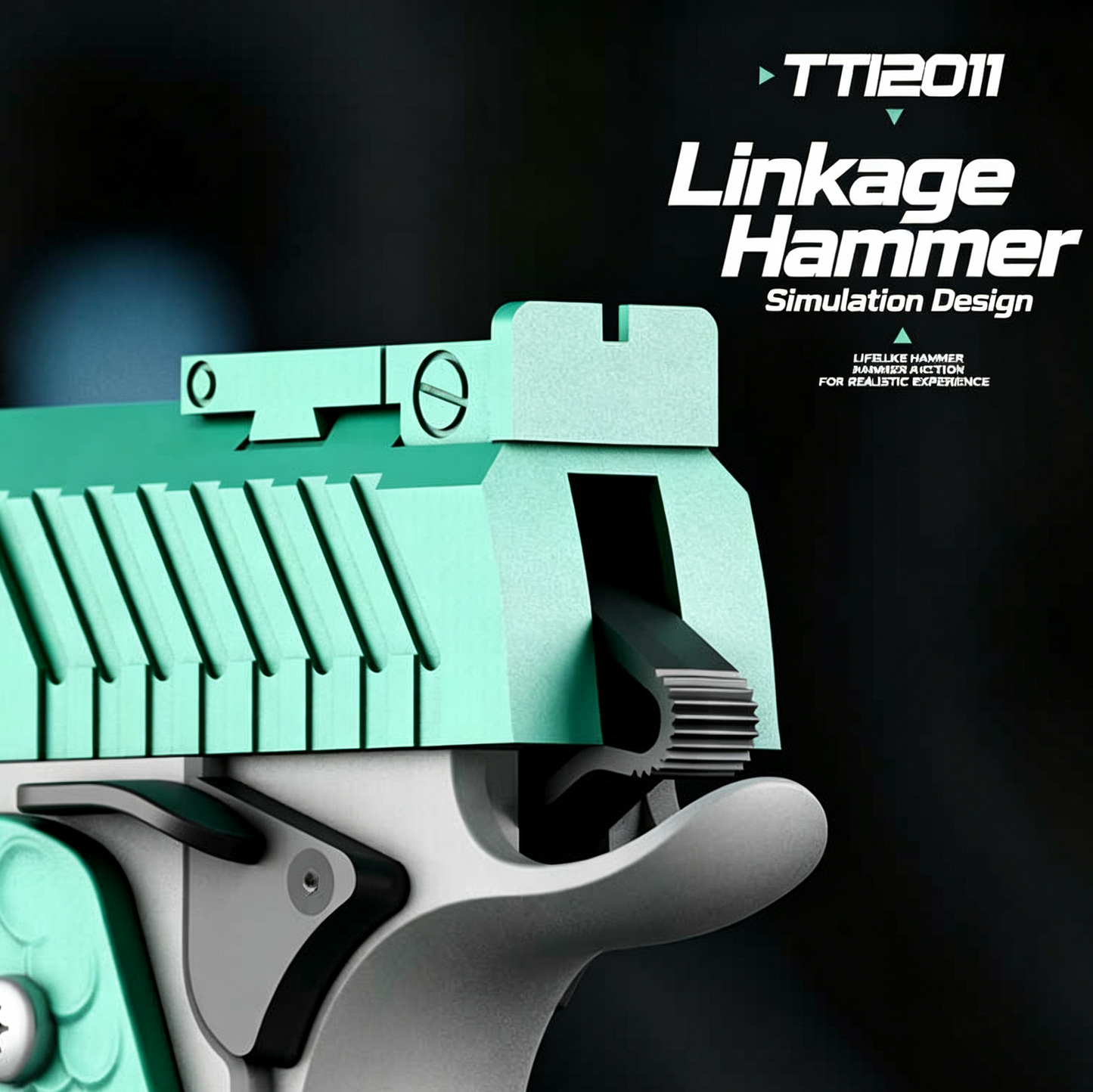 Battle Master TTI2011 Quick Detachable Nerf Pistol