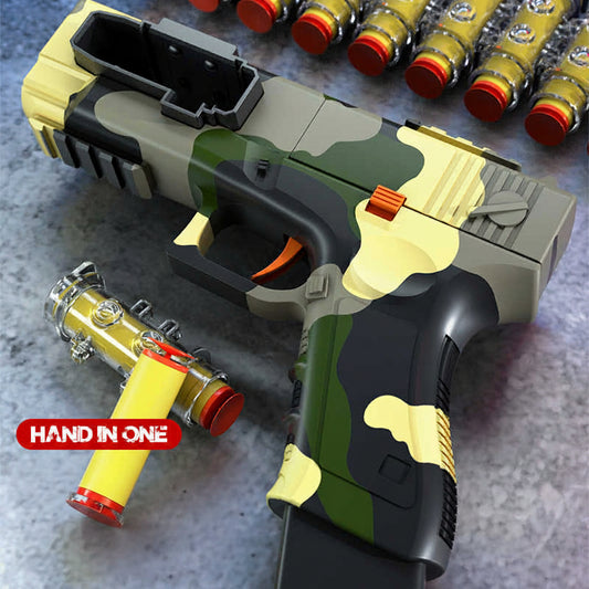 Electric Belt-Fed Glock Style Nerf Pistol