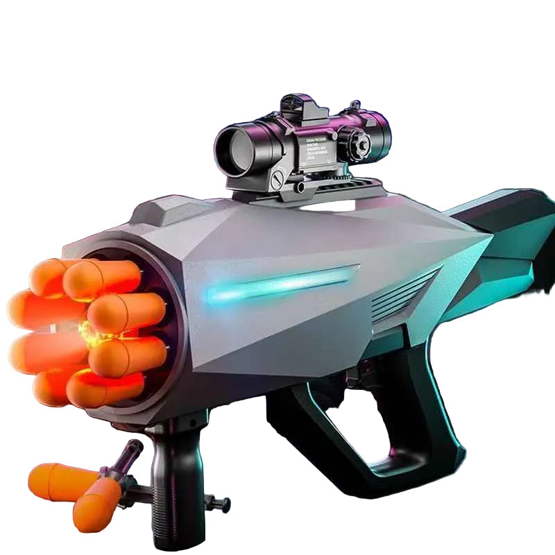 Cyberpunk 8-Shot Nerf Rocket Launcher