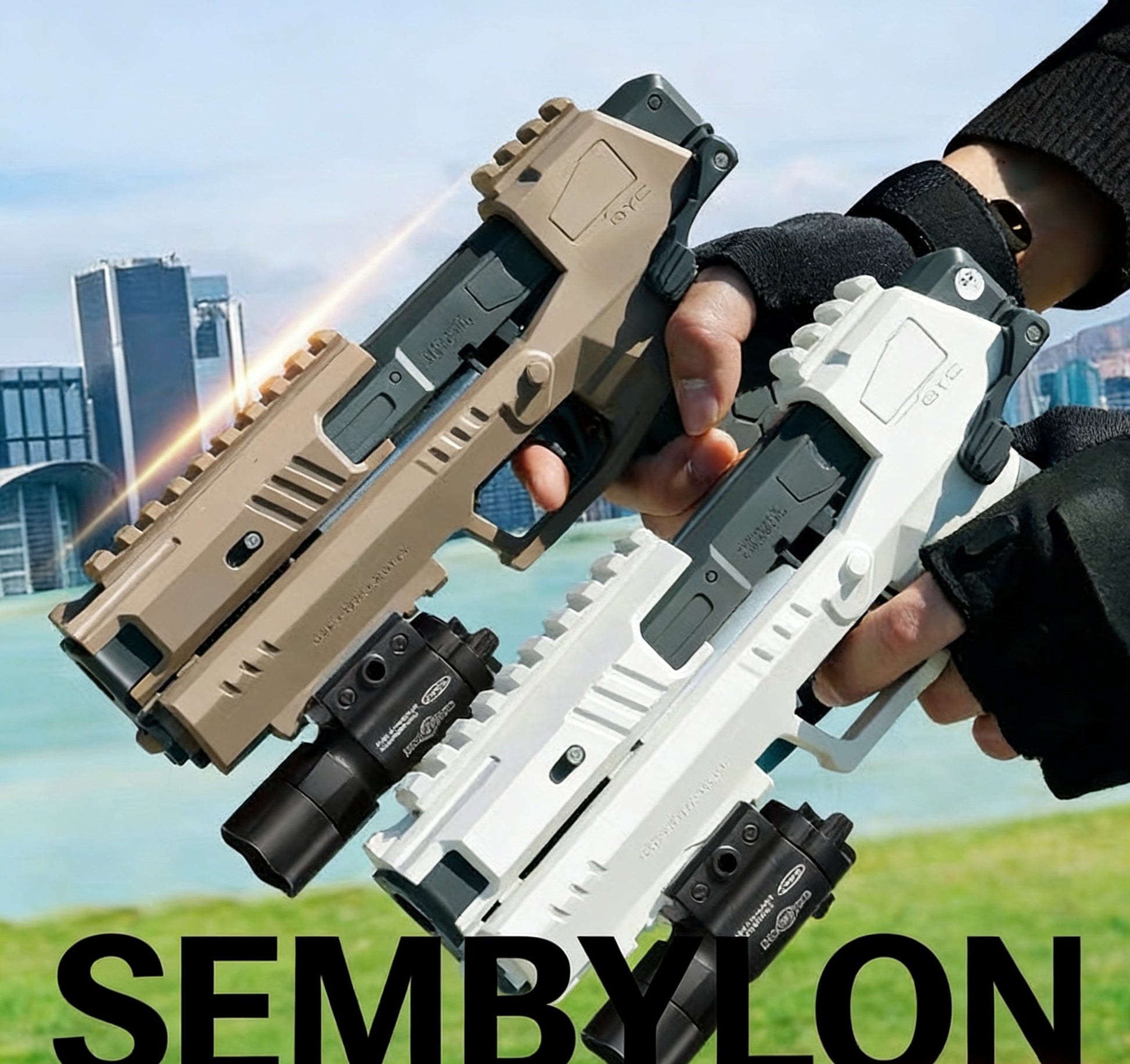 Cyberpunk Lizzie Gecko2.0 Manual Nerf Pistol