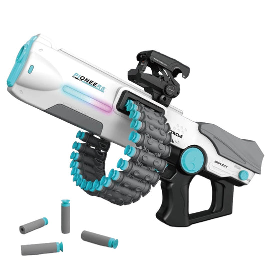 Electric Chain-Fed Rapid-Fire Nerf Gun