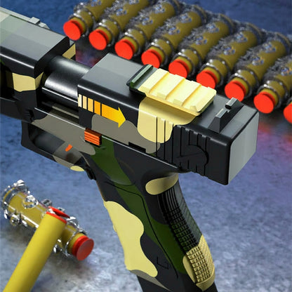 Electric Belt-Fed Glock Style Nerf Pistol