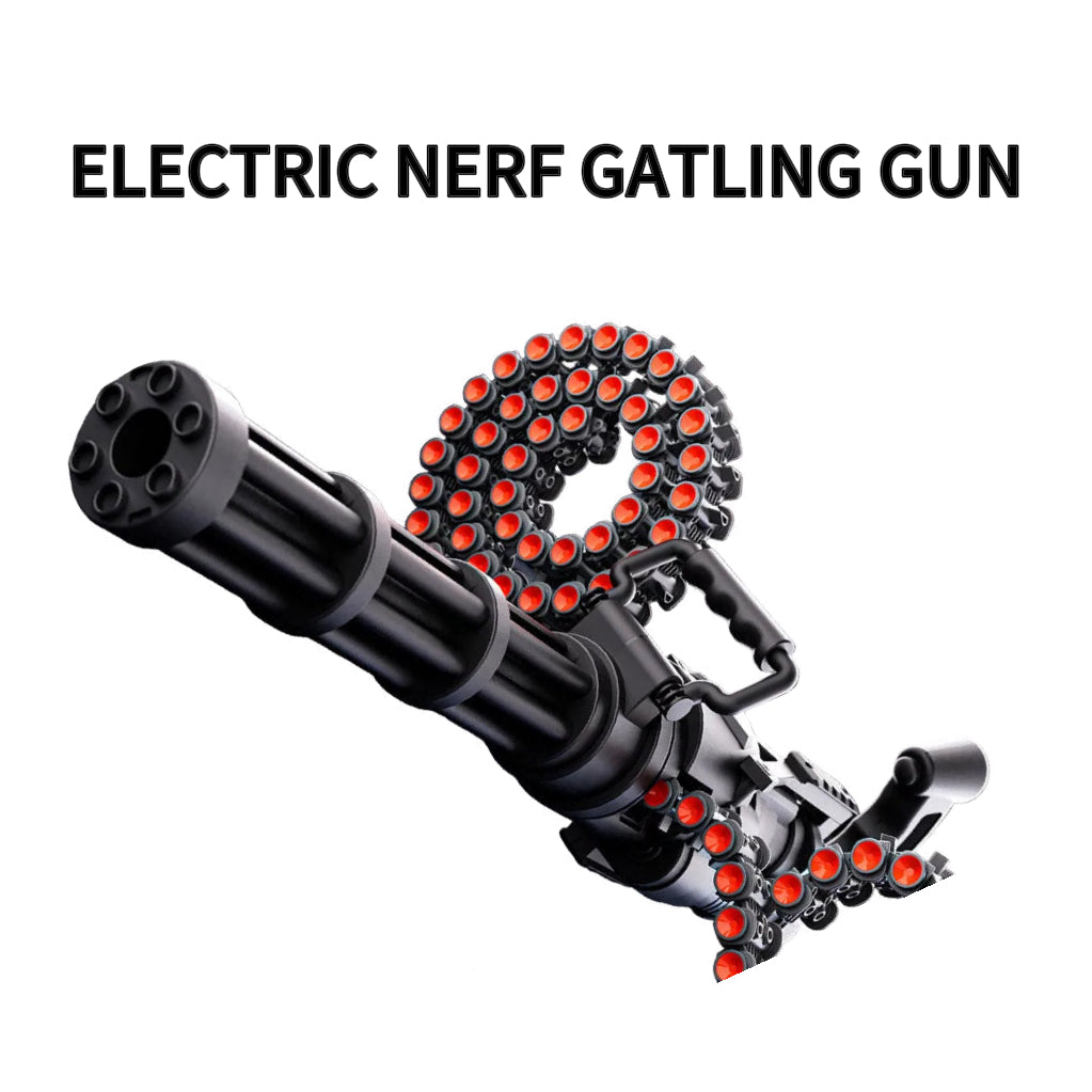 Electric Nerf Machine Gun with Belt Chain 