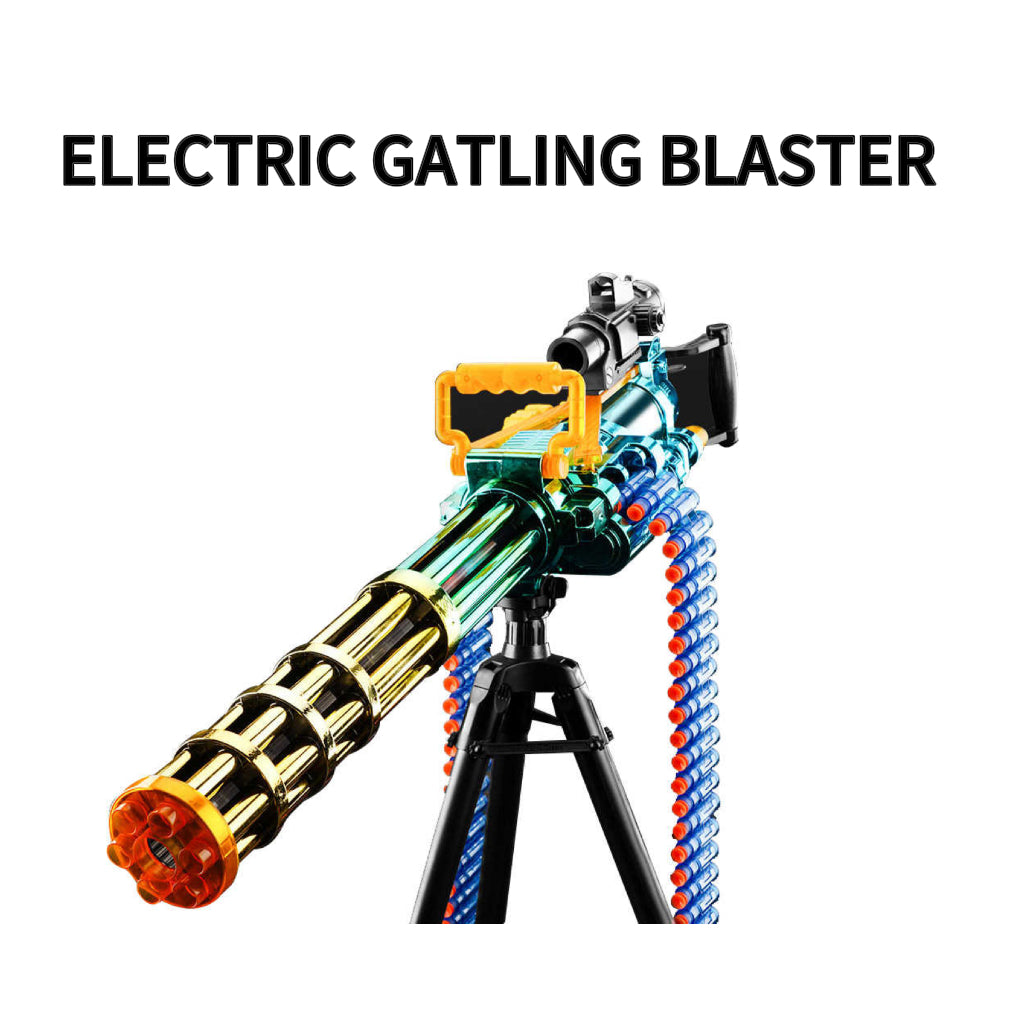 Electric Gatling Rotating Barrel Nerf Machine Gun