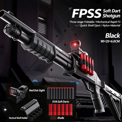 FPSS Triple-Folding Shell-Ejecting Nerf Shotgun