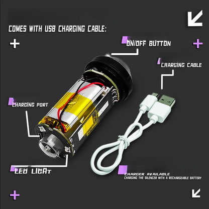 14mm CCW Fire Bear  Luminous Suppressor