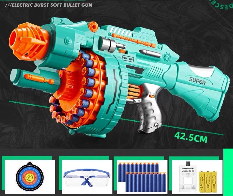 Full-Auto Rotary Electric Nerf Gatling Gun
