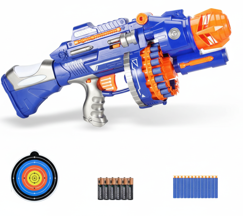 Full-Auto Rotary Electric Nerf Gatling Gun
