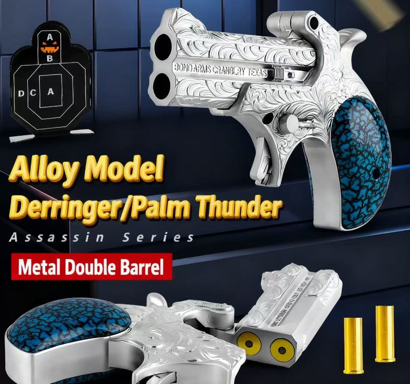 GQH Double Barrel Toy Derringer Gun