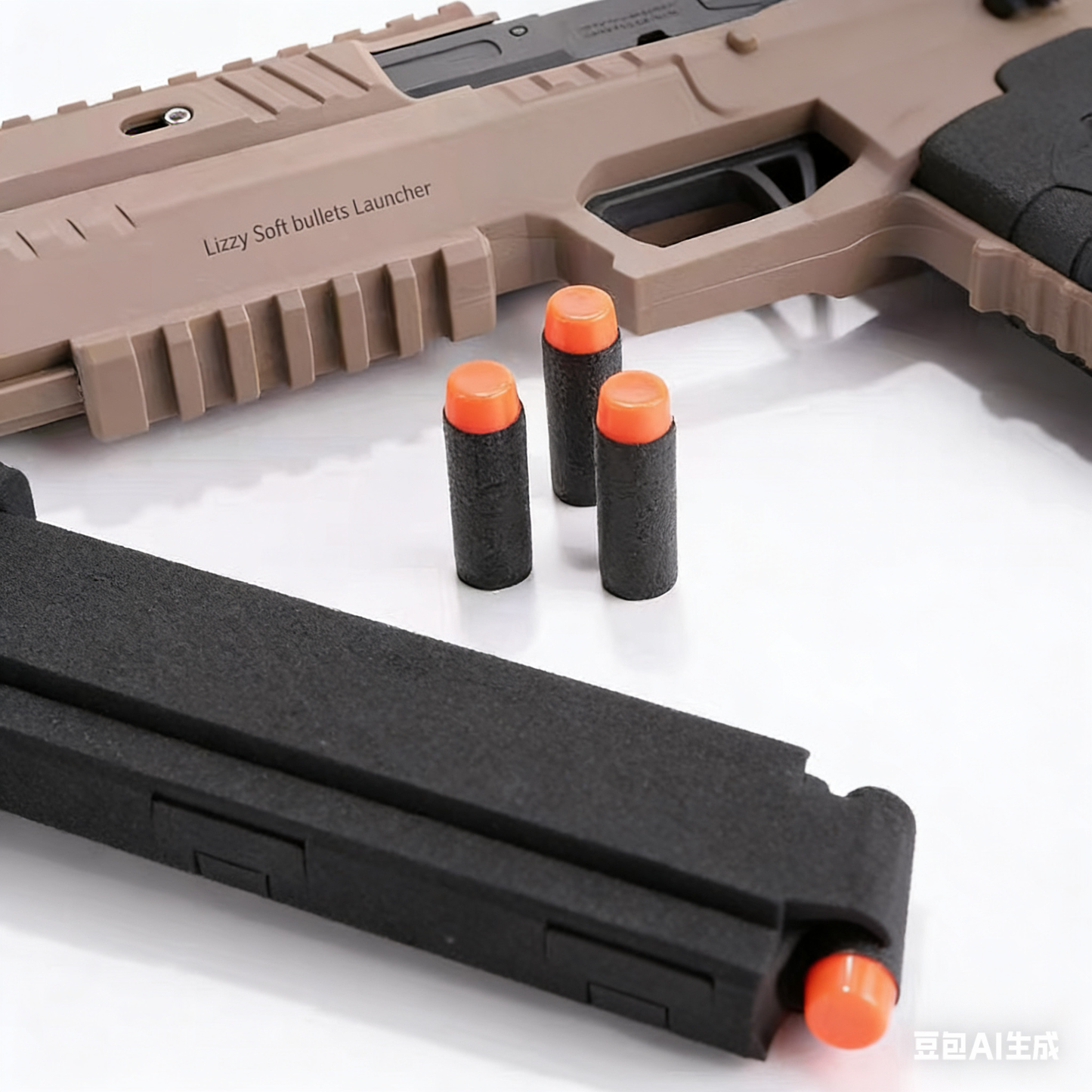 Cyberpunk Lizzie Gecko2.0 Manual Nerf Pistol