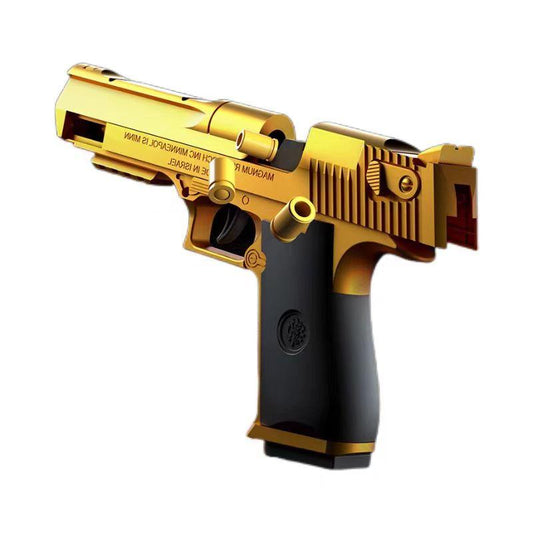 Golden Desert Eagle Shell Ejecting Nerf Pistol